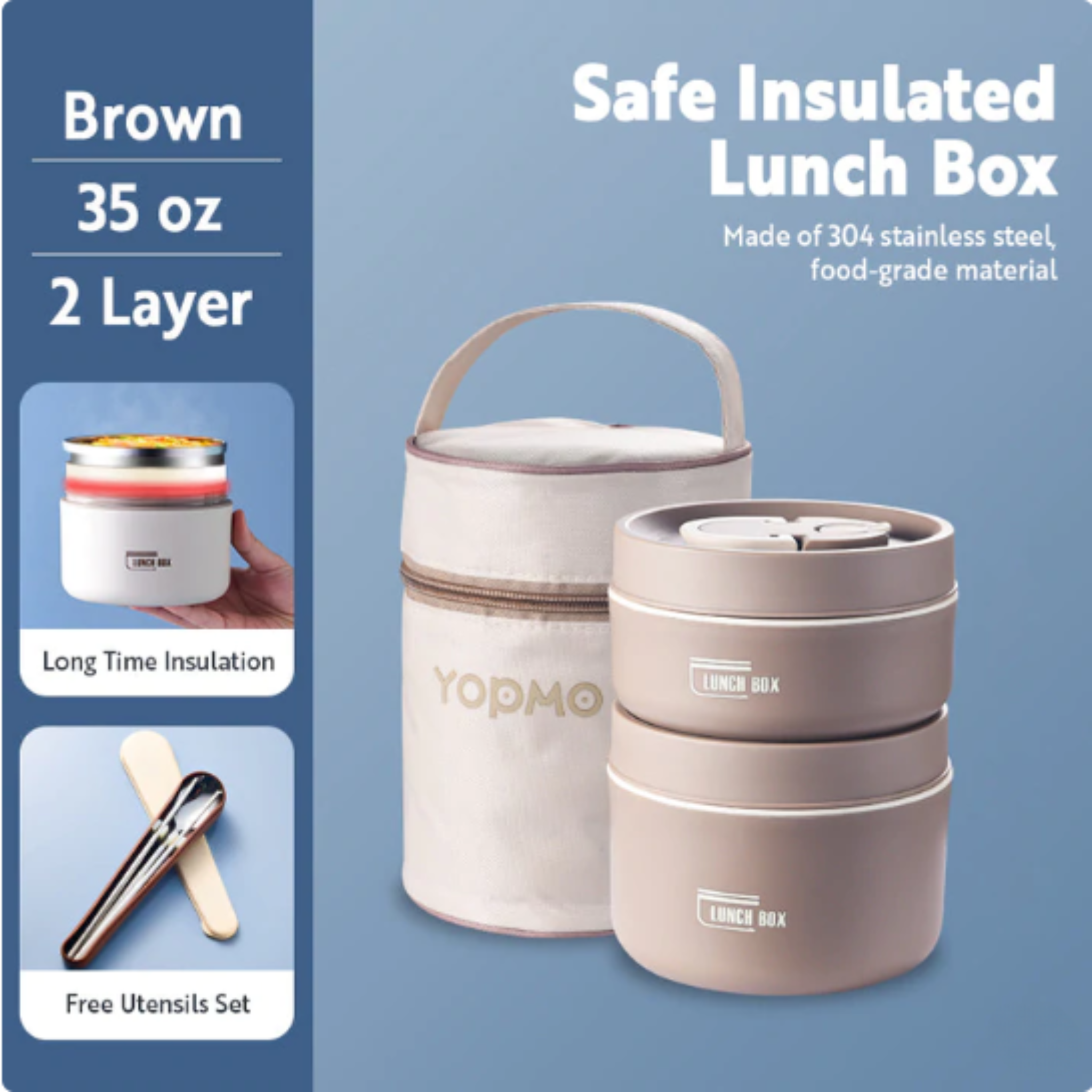 Thermal insulation lunch box