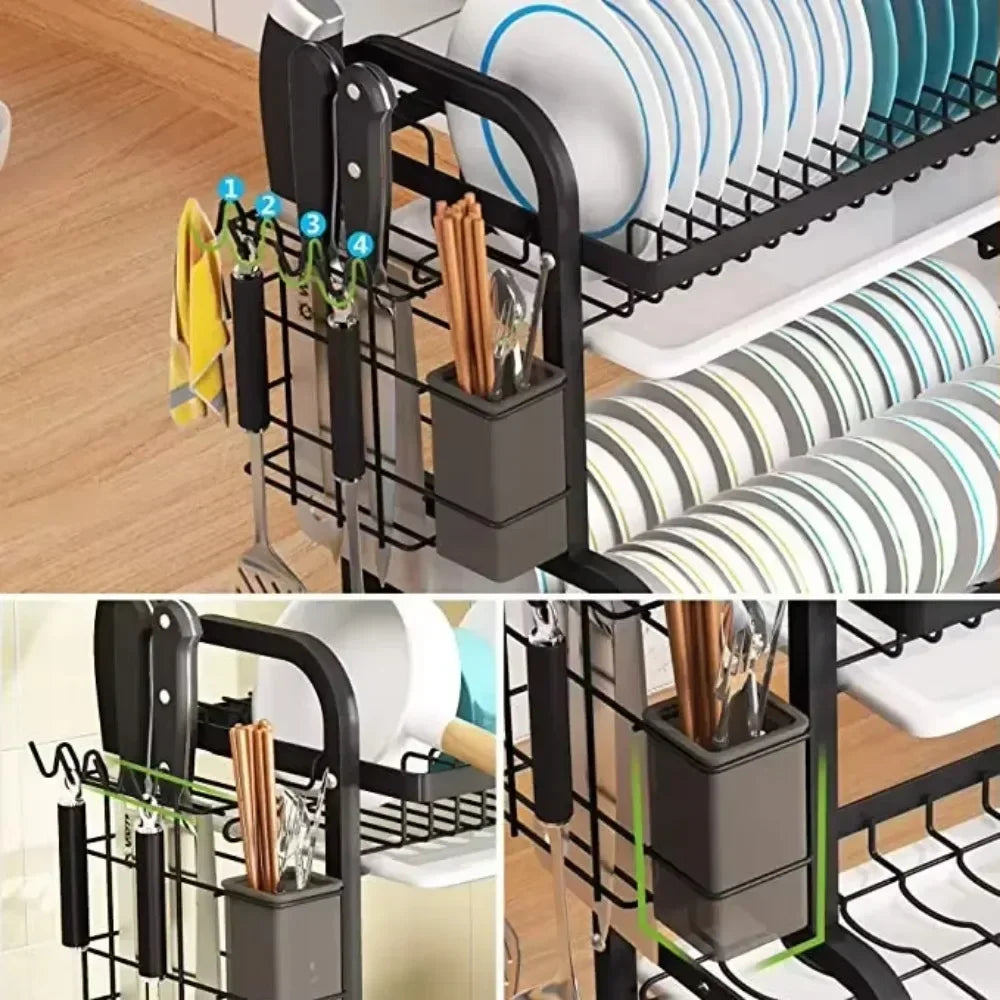 2-Tier Dish Drying Rack