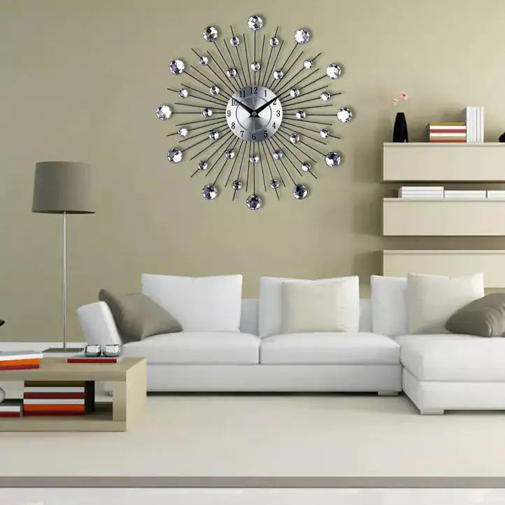 Sunburst Wall Clock - VEESORA 