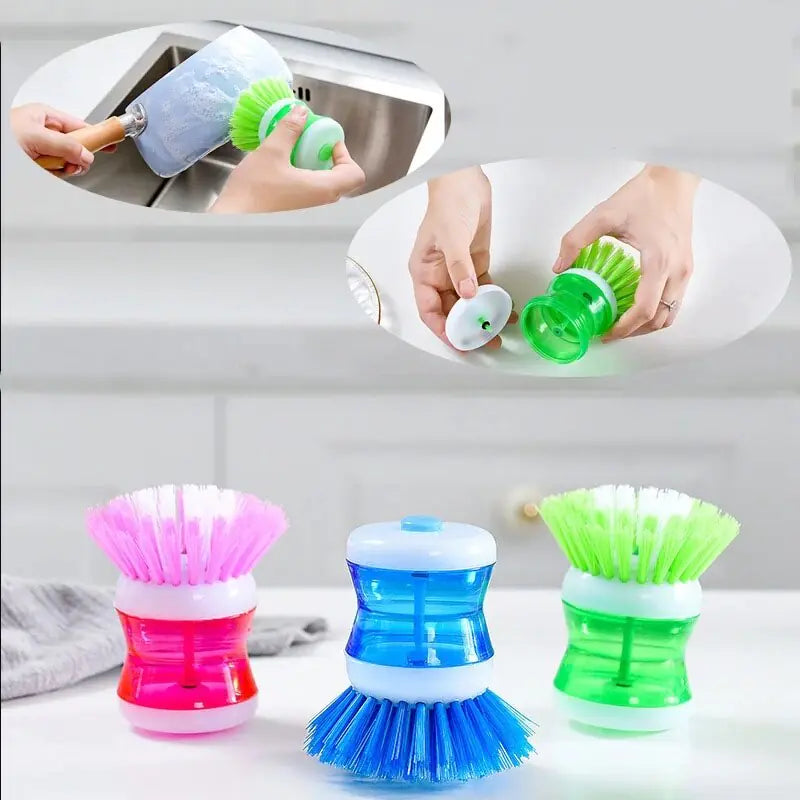 Vibrant Soap Dispensing Brush - VEESORA 