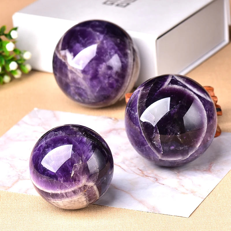 Natural Dream Amethyst Ball - VEESORA 