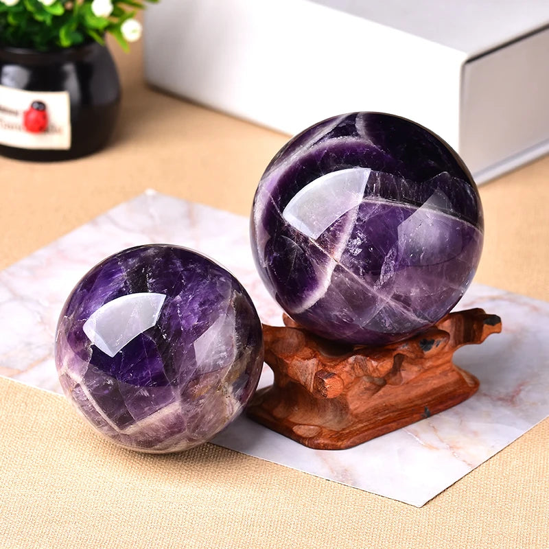 Natural Dream Amethyst Ball - VEESORA 