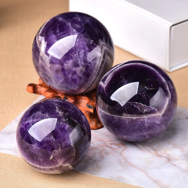 Natural Dream Amethyst Ball - VEESORA 