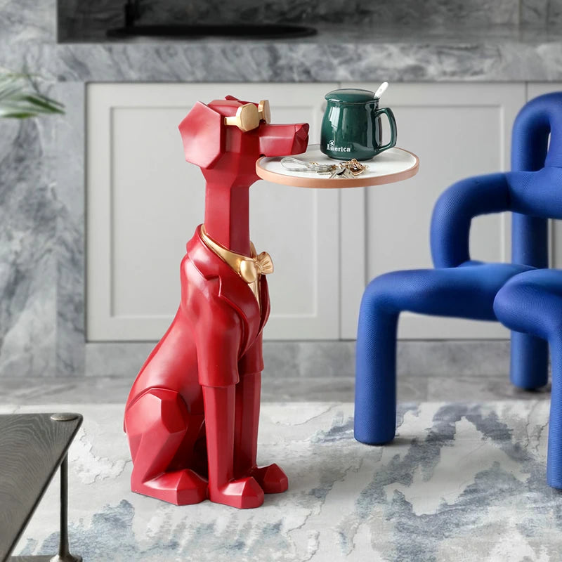 Floor Standing Dog Statue - VEESORA 