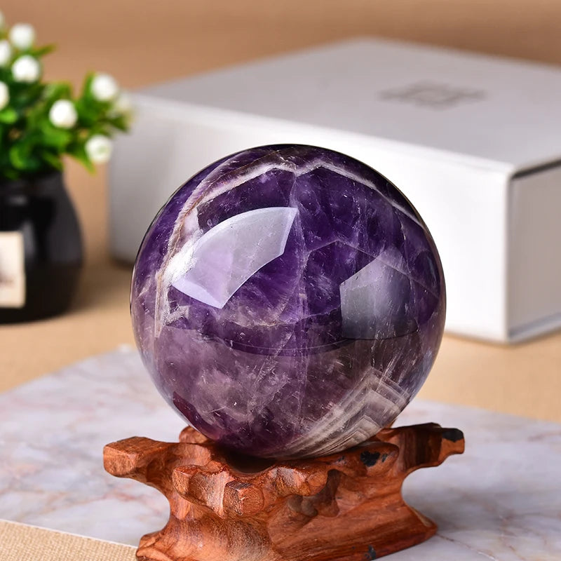 Natural Dream Amethyst Ball - VEESORA 