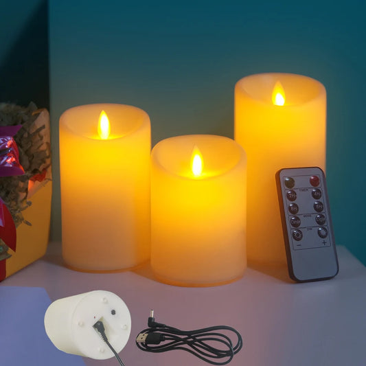 Rechargeable LED Flameless Candles