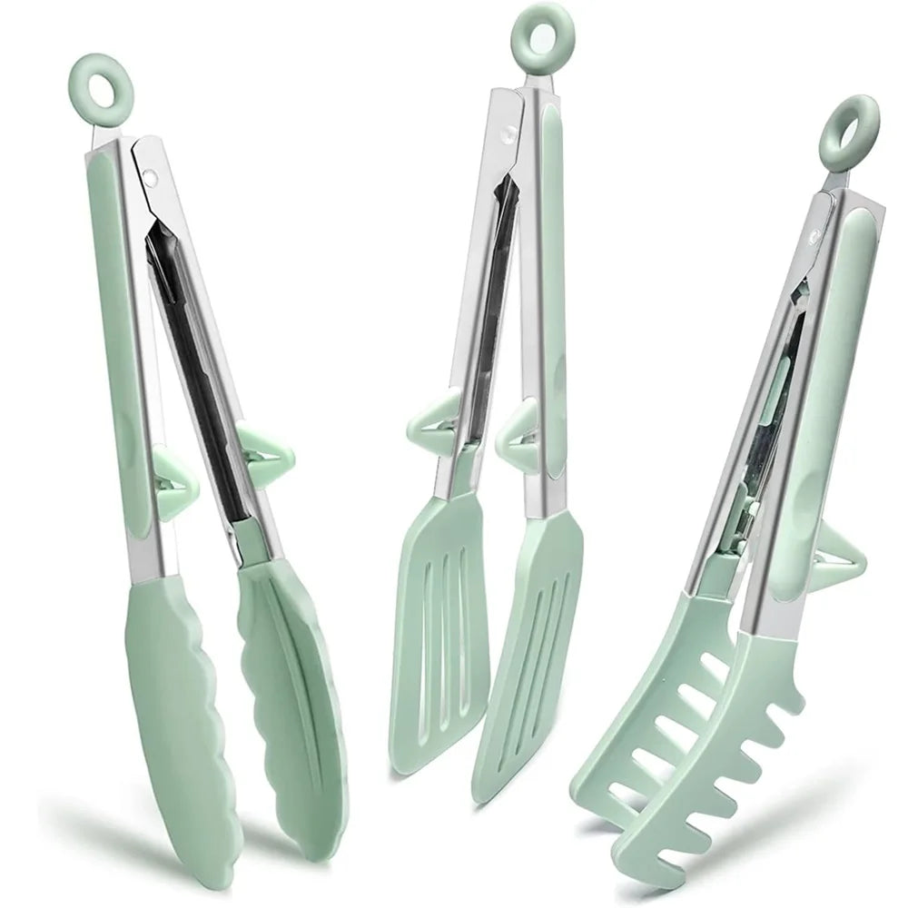 Stainless Steel Non-Slip Tongs