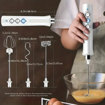 Rechargeable Electric Milk Frother - VEESORA 