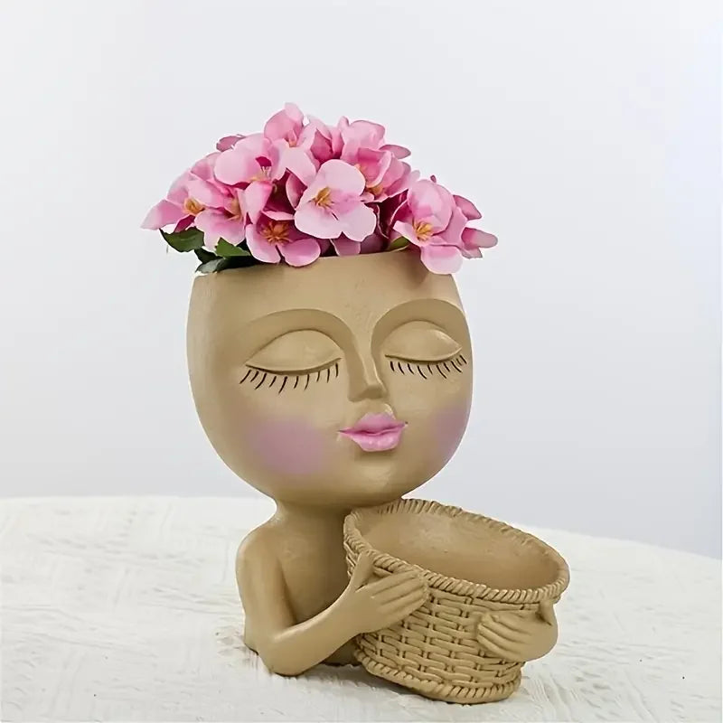 Charming Floral Face Planter - VEESORA 