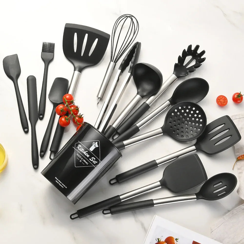 Silicone Kitchen Utensil Set - VEESORA 