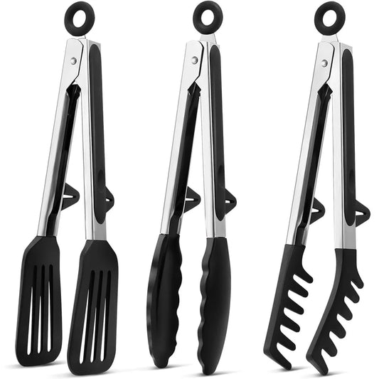 Stainless Steel Non-Slip Tongs