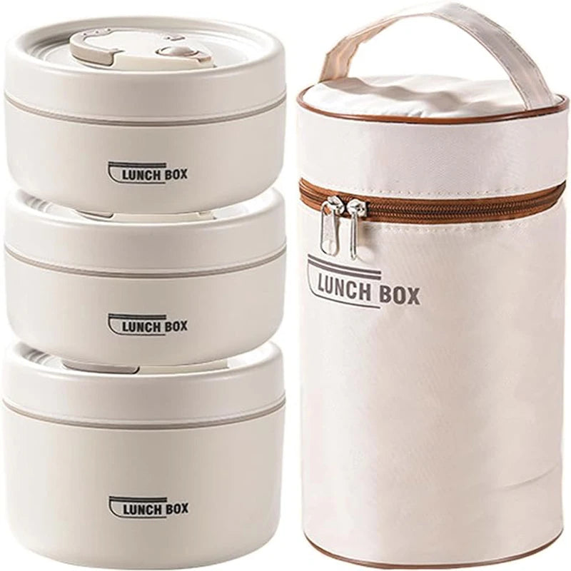 Stackable Insulated Lunch Set