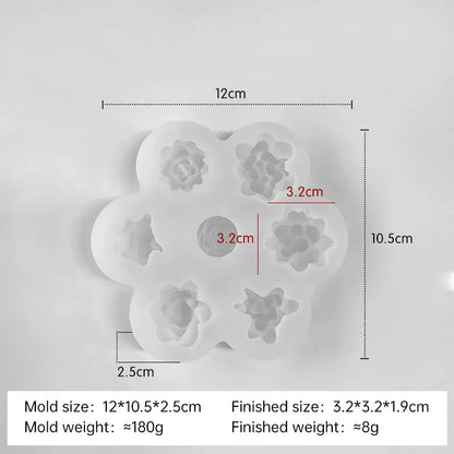 DIY Succulent Silicone Mold Set