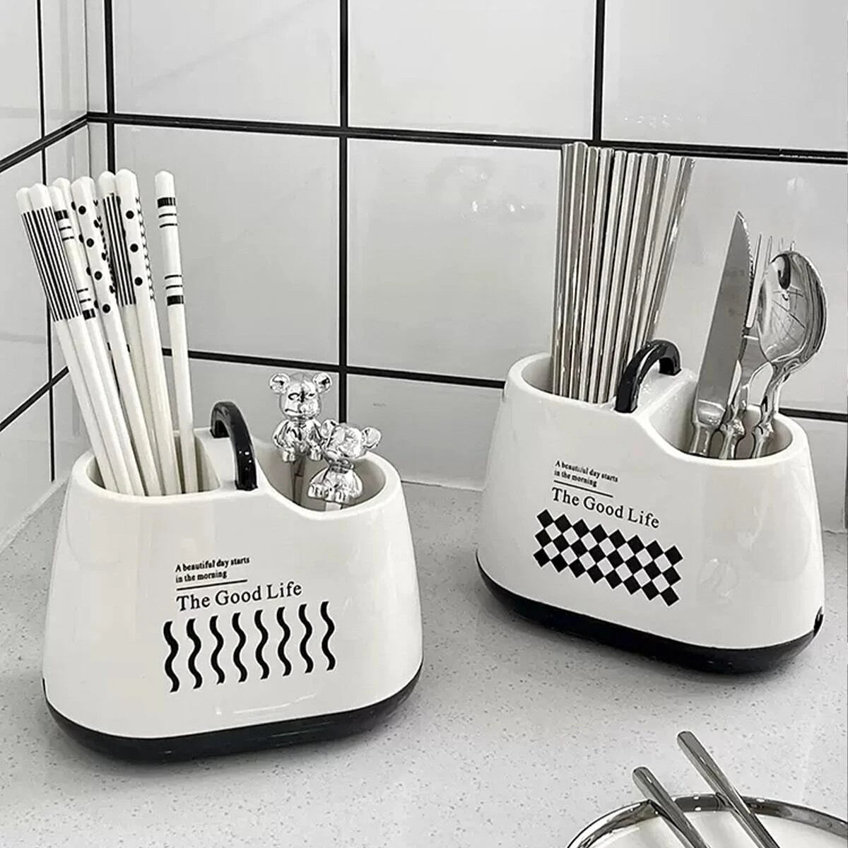 Chic Utensil Storage Organizer - VEESORA 