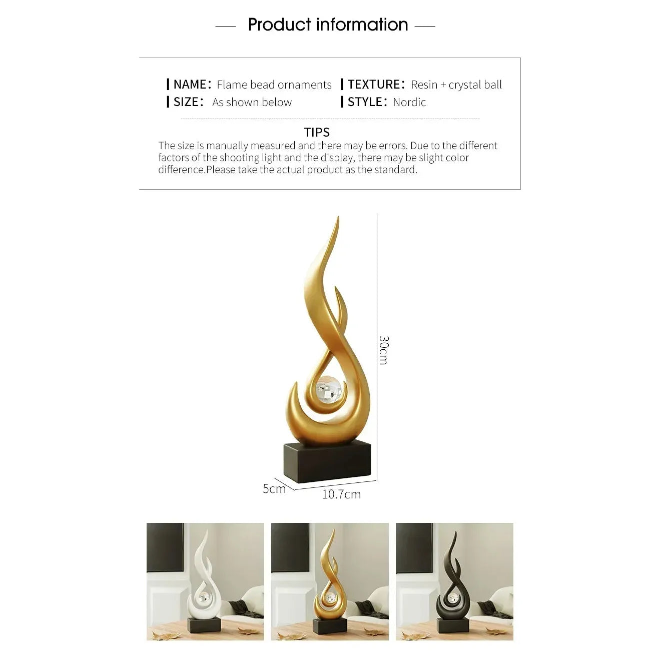 Abstract Ceramic Sculpture – Modern Living Room Decor - VEESORA 