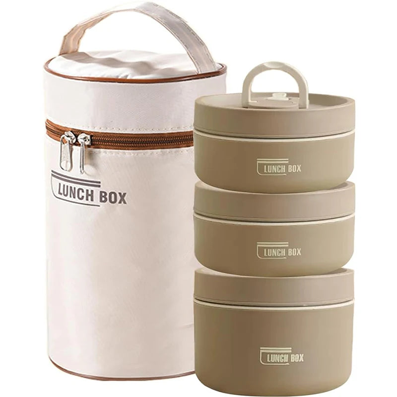 Stackable Insulated Lunch Set