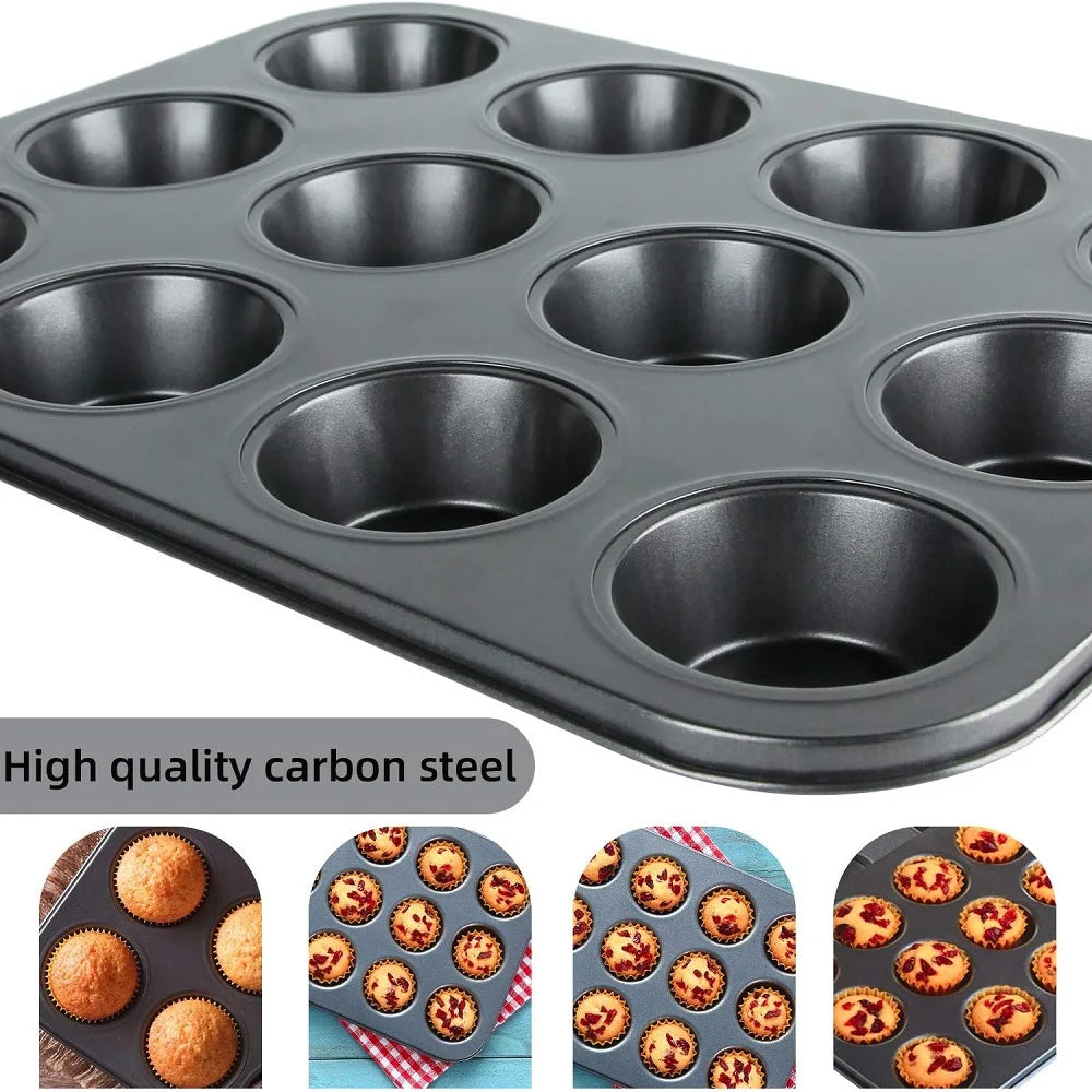 12-Cup Muffin Bakeware Set