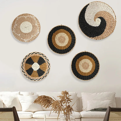 Boho Rattan Wall Decor