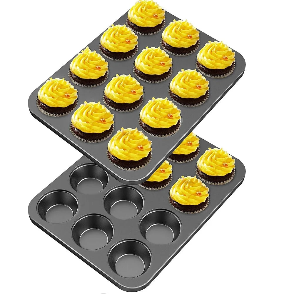 12-Cup Muffin Bakeware Set