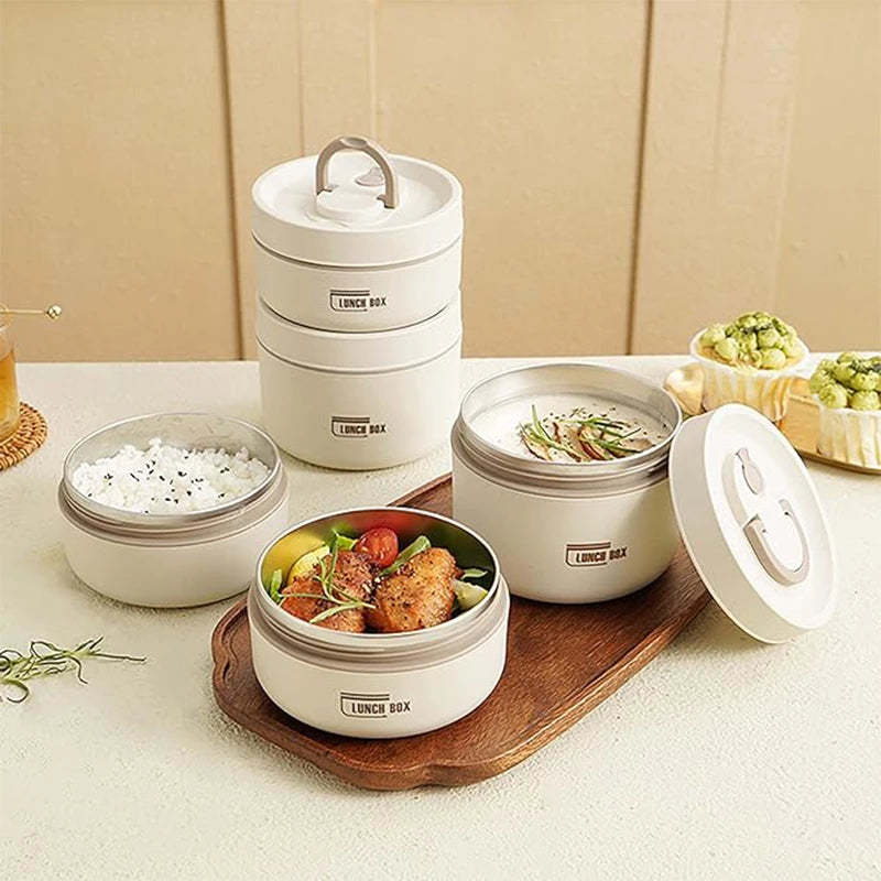 Stackable Insulated Lunch Set