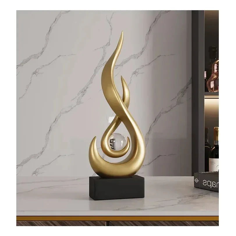 Abstract Ceramic Sculpture – Modern Living Room Decor - VEESORA 