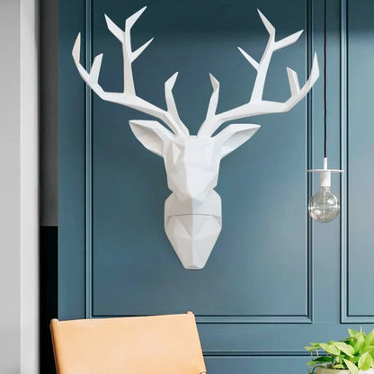 Large 3D Deer Head - VEESORA 