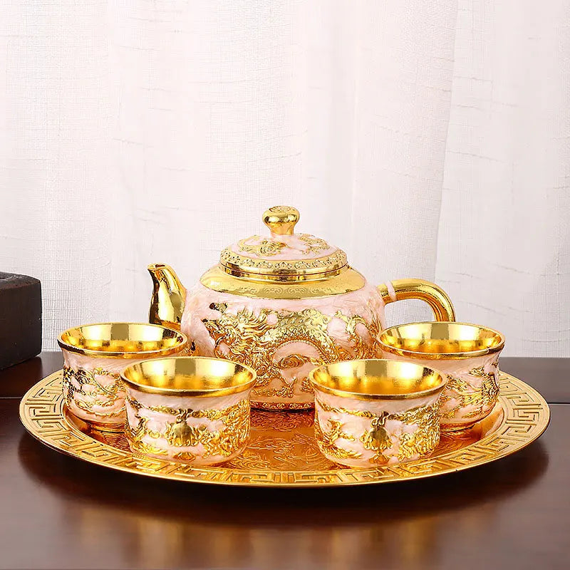 Vintage Light Luxury Tea Set 6Pcs - VEESORA 