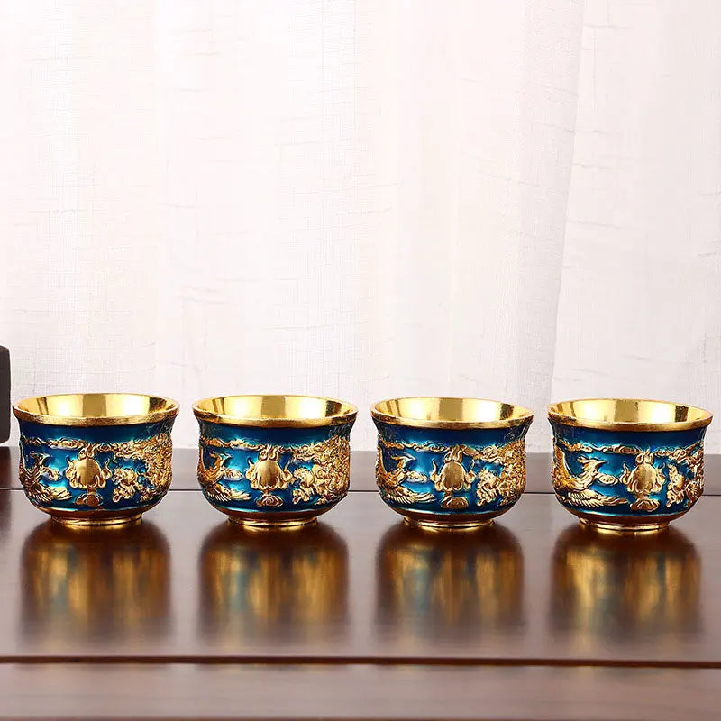 Vintage Light Luxury Tea Set 6Pcs - VEESORA 