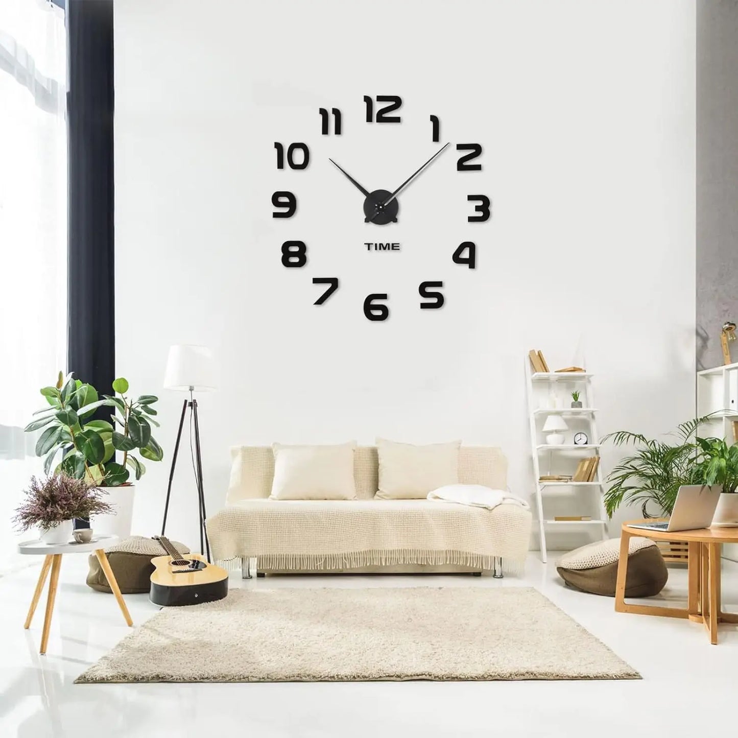 DIY 3D Mirror Wall Clock - VEESORA 