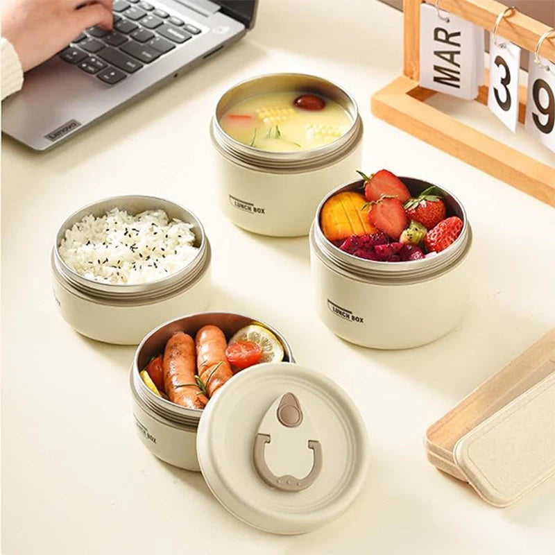 Stackable Insulated Lunch Set