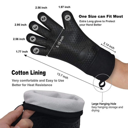 Durable Silicone Baking Gloves