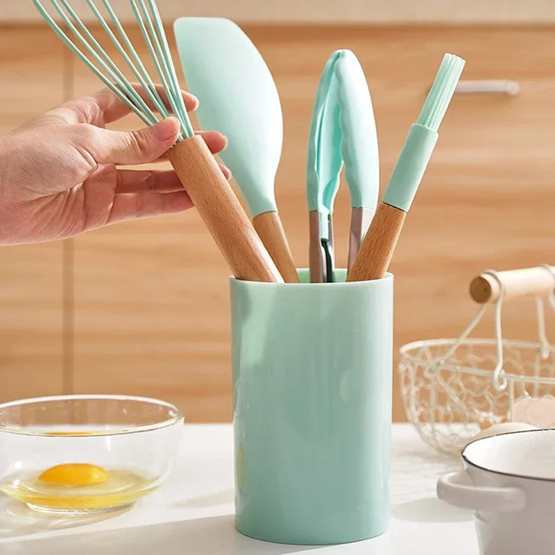 Silicone Kitchen Utensil Set - VEESORA 