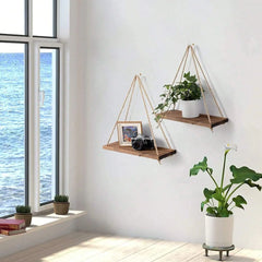 Hemp Rope Wall Shelf