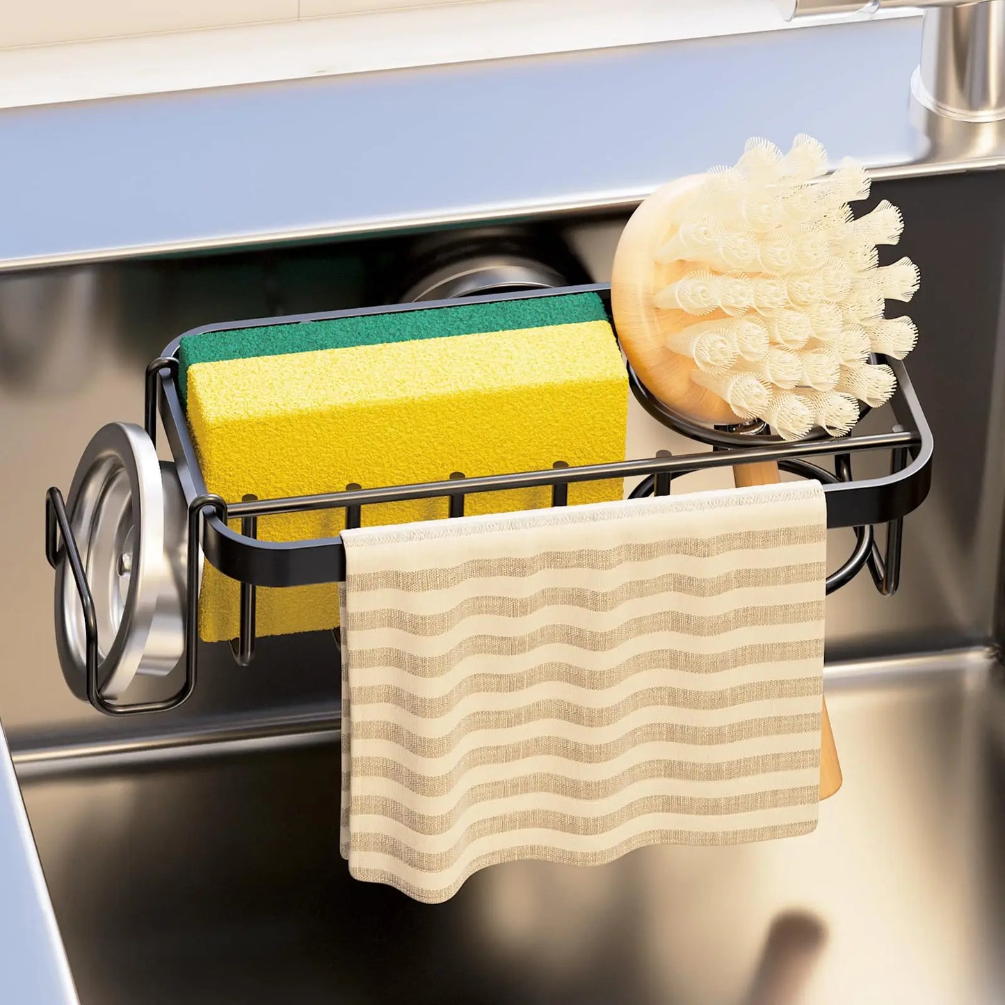 Rustproof 4-in-1 Sponge Holder