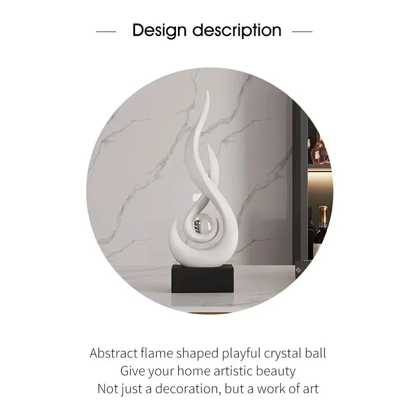 Abstract Ceramic Sculpture – Modern Living Room Decor - VEESORA 