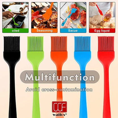 Heat-Resistant Silicone Brush Set