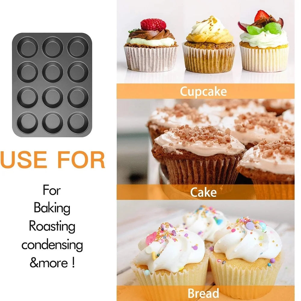 12-Cup Muffin Bakeware Set