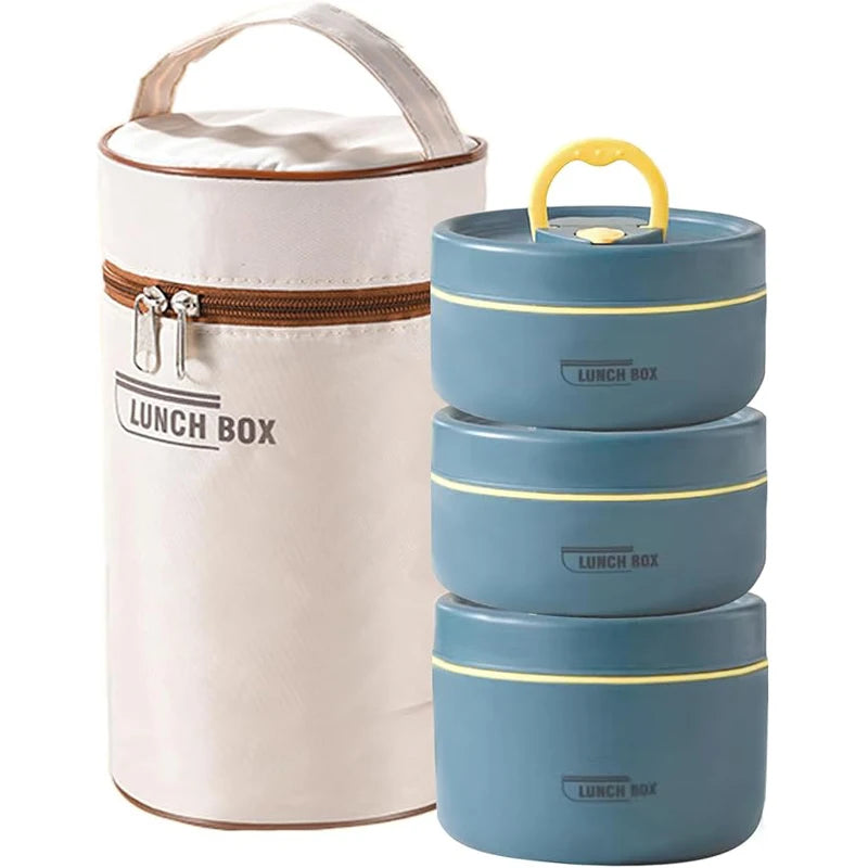 Stackable Insulated Lunch Set