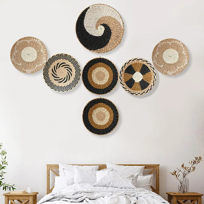 Boho Rattan Wall Decor