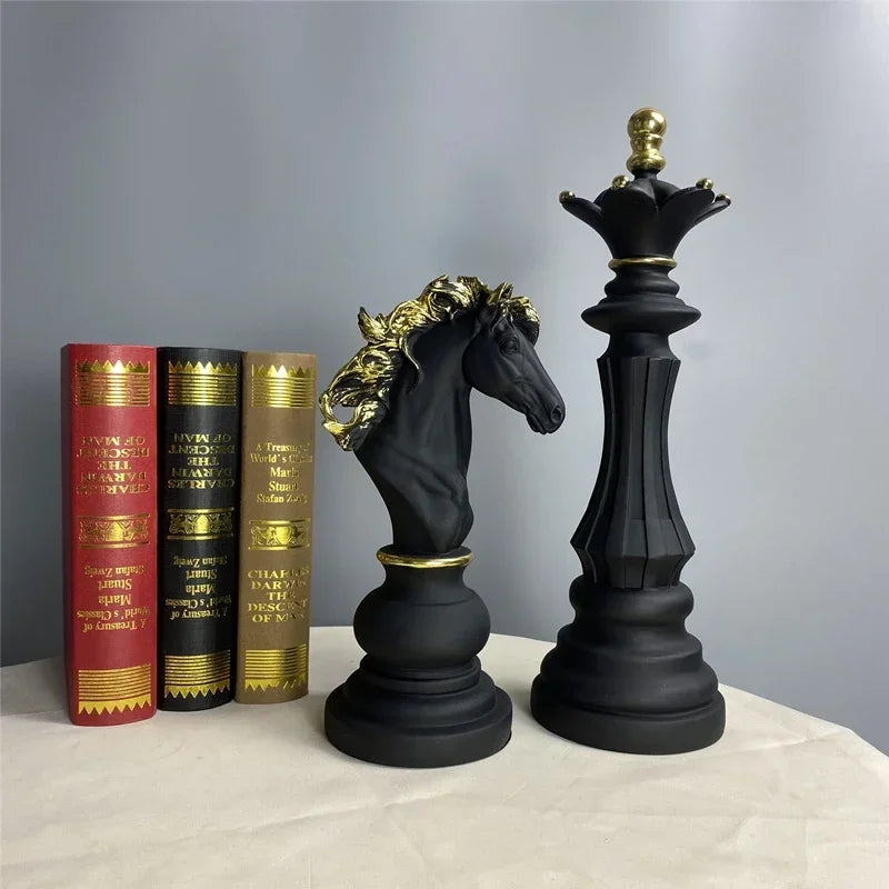 Retro Resin Chess Figurines - VEESORA 