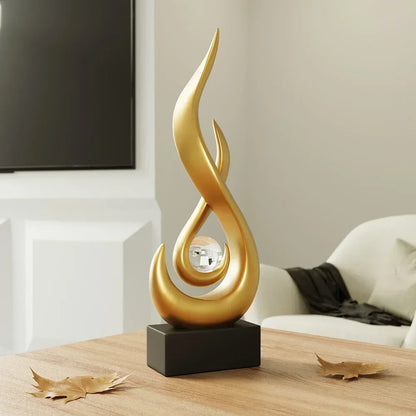 Abstract Ceramic Sculpture – Modern Living Room Decor - VEESORA 