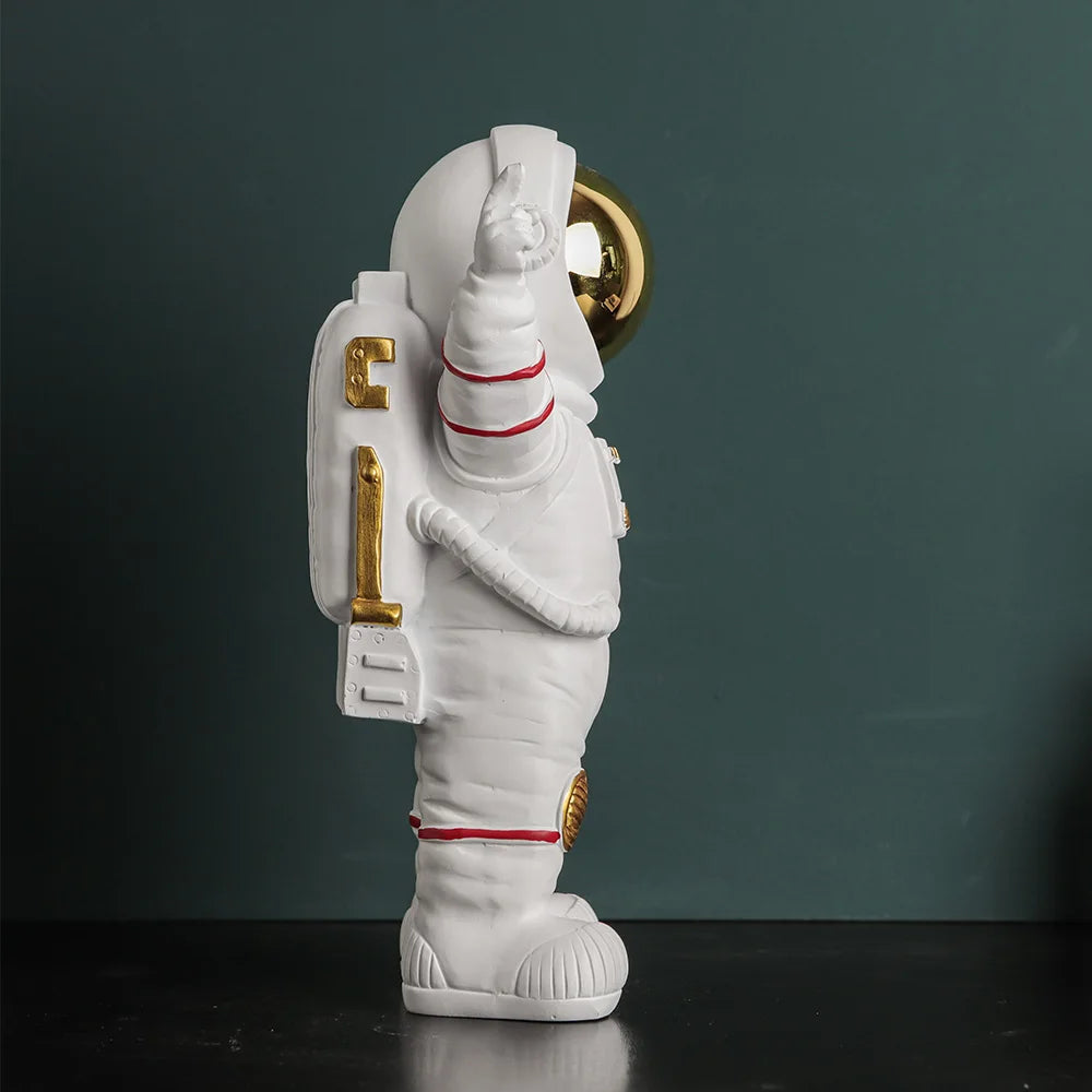 Astronaut Moon Sculpture Figurine - VEESORA 