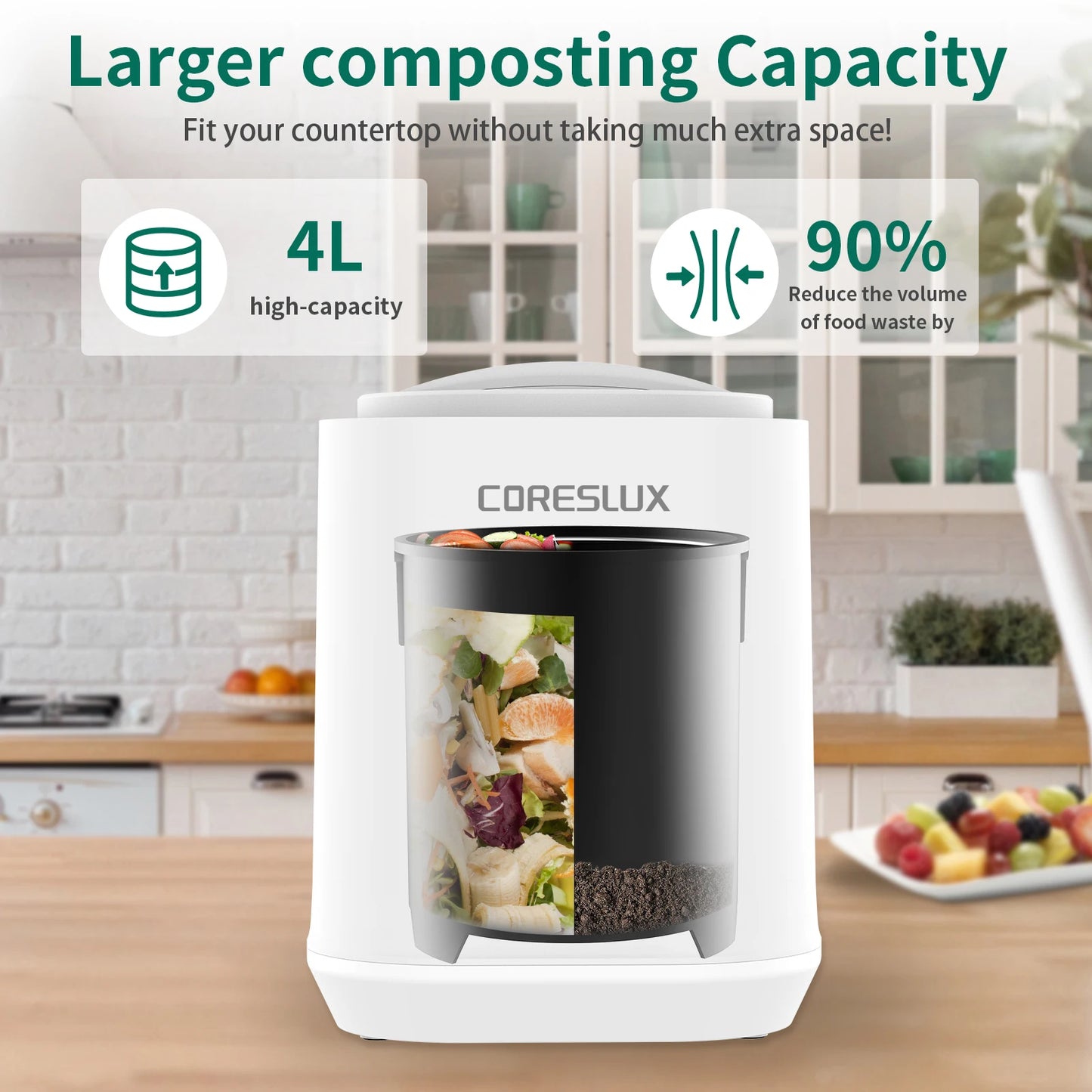 Smart Odorless Electric Composter - VEESORA 