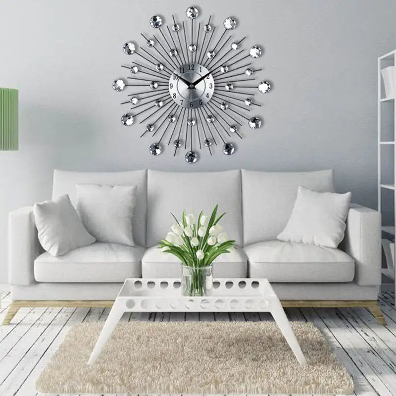 Sunburst Wall Clock - VEESORA 