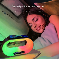 3-in-1 Smart LED Lamp: Night Light, lamp, Wireless Charger & Alarm Clock