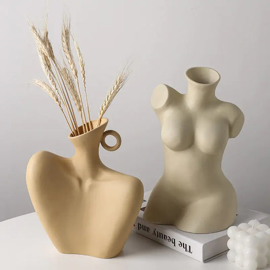 Sculptural Ceramic Home Vase - VEESORA 